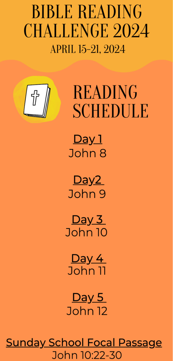 Week 17 Bible Readings