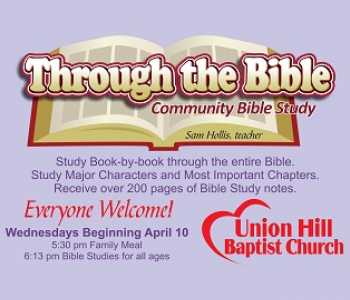 Through the Bible:Community Bible Study