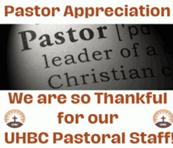 Pastor Appreciation Month