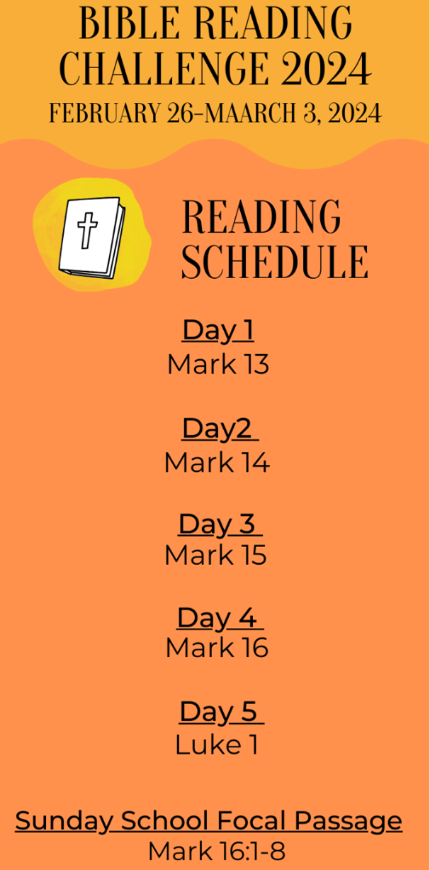 Week 9 Bible Readings